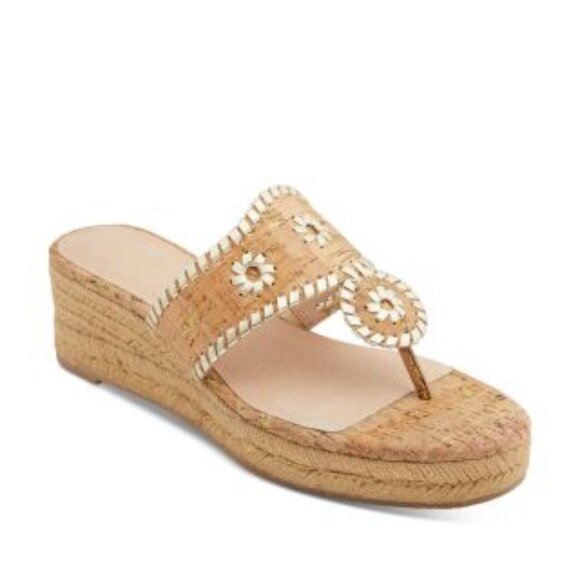 Jack Rogers Cork Mid Wedge NIB - Picture 2 of 11